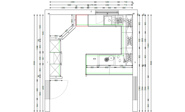 Küchenplanung – Familie Bischof